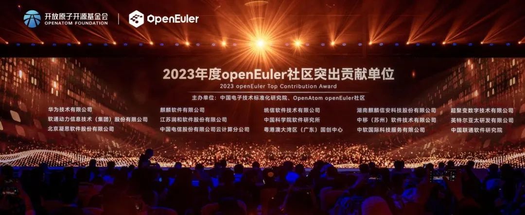 ����ϵͳ���2023حFH�����¼20����������ն��2023���openEuler����ͻ��Т˳��λ������